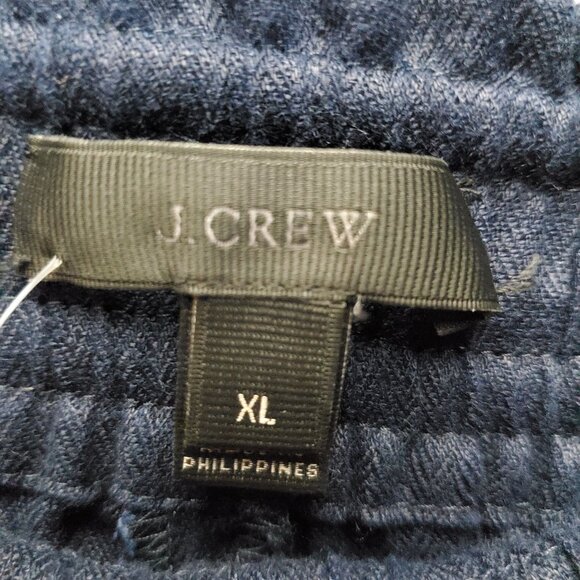 J. Crew Shorts Womens XL Navy Blue Linen Drawstring Lightweight Casual *NWT* - Picture 2 of 11